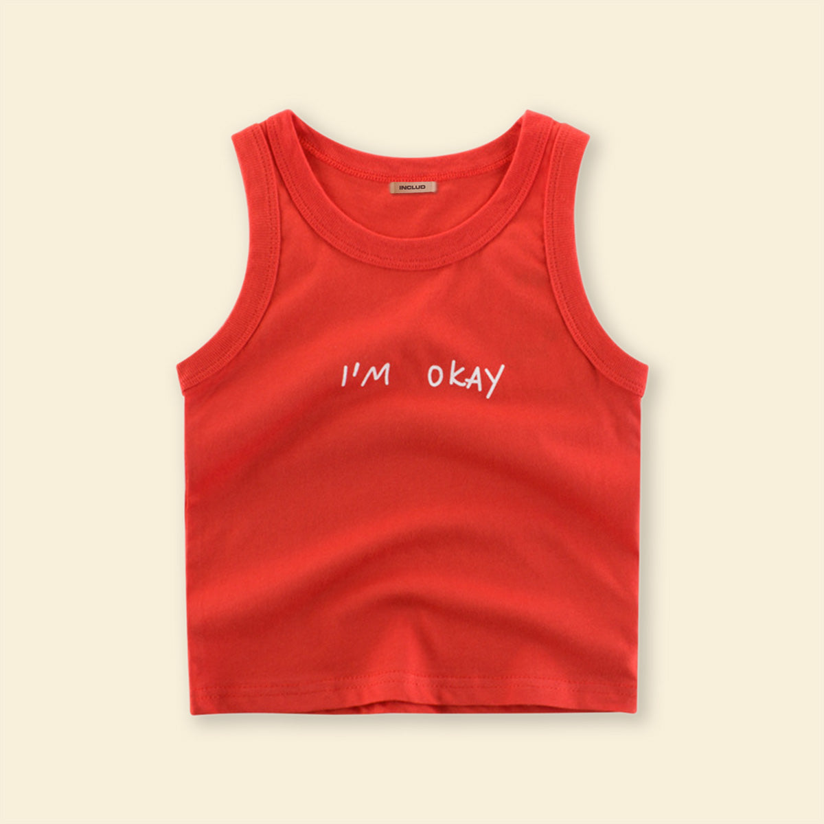 Boys Printed Sleeveless Casual Tee T-Shirt