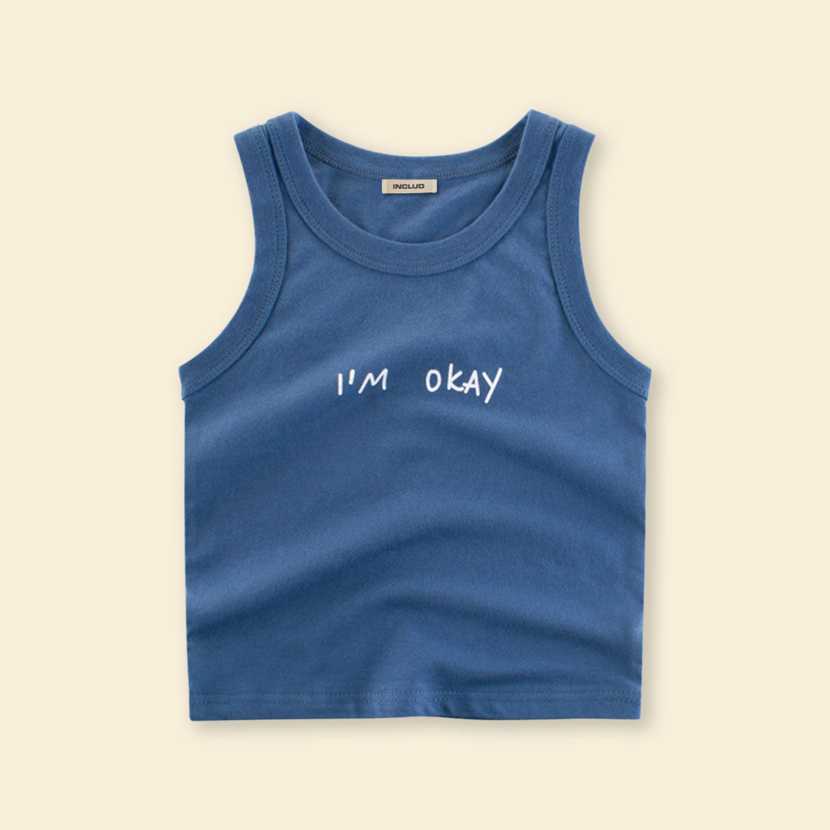 Boys Printed Sleeveless Casual Tee T-Shirt