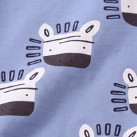 Boys Light Blue Graphic Round Neck Sweatshirt Sweatshirts & Hoodies