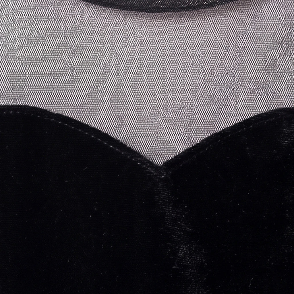 Girls Black Sleeveless Flared Party Gown Party Dresses