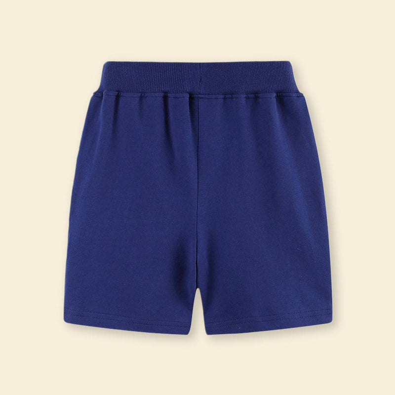 Boys Dinosaur Applique Elasticated Shorts Shorts   
