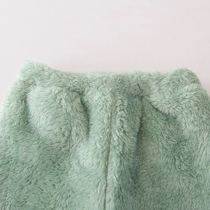 Boys Sea Green Fleece Zip-up Jacket With Jogger Co-ord Sets Sets