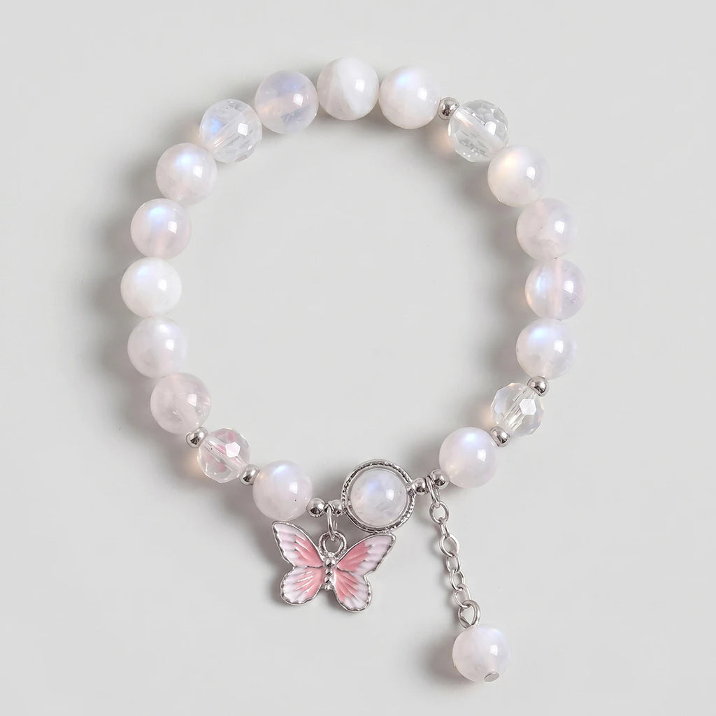 Pack Of 4 Girls Multicolour Butterfly Beads Bracelet Sets Bracelet