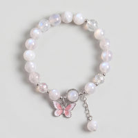 Pack Of 4 Girls Multicolour Butterfly Beads Bracelet Sets Bracelet
