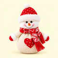 Knitted Snowman Christmas Gift Bag Trending Accessories White Onesize