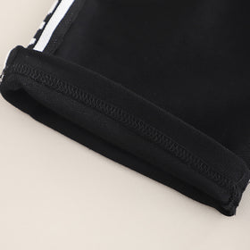 Boys White Short Sleeve Polo T-Shirt With Collar Tipping And Shorts Set 2 pc. Sets