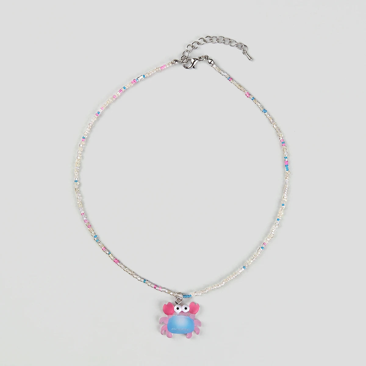 Pack Of 3 Girls Multicolour Fish Motif Beaded Necklace Sets Necklace and Chains