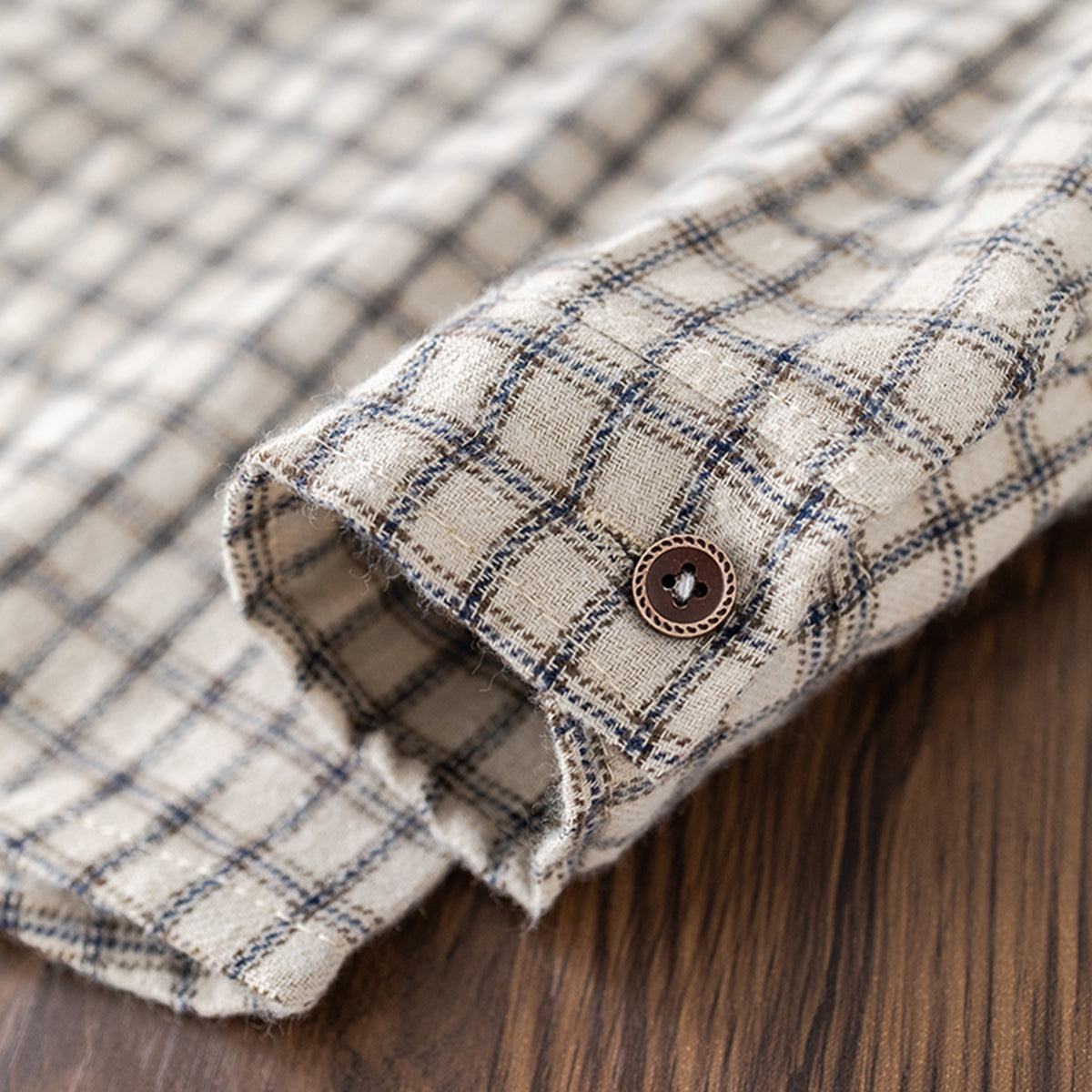 Boys Brown Sleeveless Cardigan With Long Sleeve Checked Shirt & Pants Set Sets
