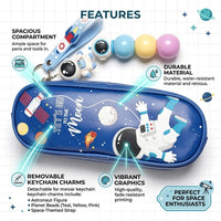 Space Astronaut Pencil Case with Keychain Trending Accessories