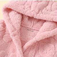 Girls Pink Self-Design Hooded A-line Dress With Sling Bag Casual Dresses