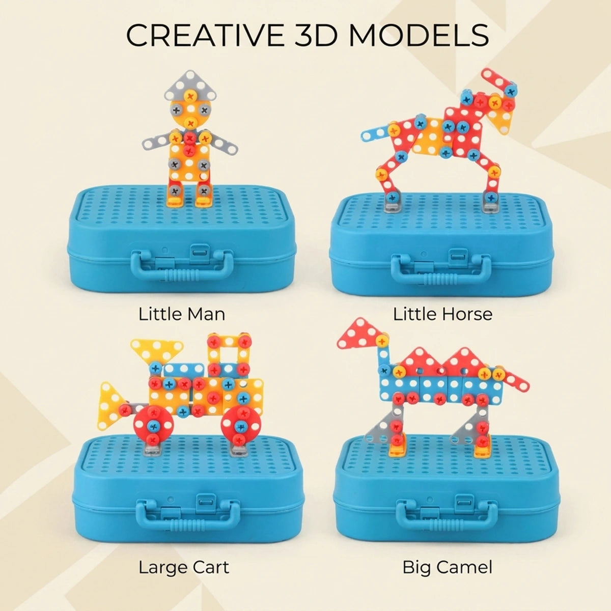 Unisex Blue Drill & Doodle Builder Trending Accessories