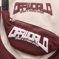 Boys Typographic Sweatshirt With Maroon Joggers Sets Sets