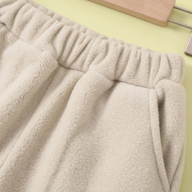 Girls Beige Sweatshirt & Joggers Sets Sets
