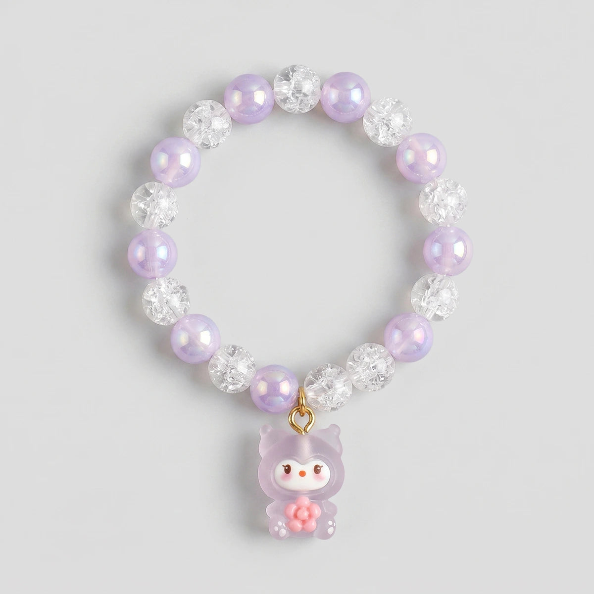 Pack Of 5 Girls Multicolour Bunny & Cat Beaded Bracelet Sets Bracelet