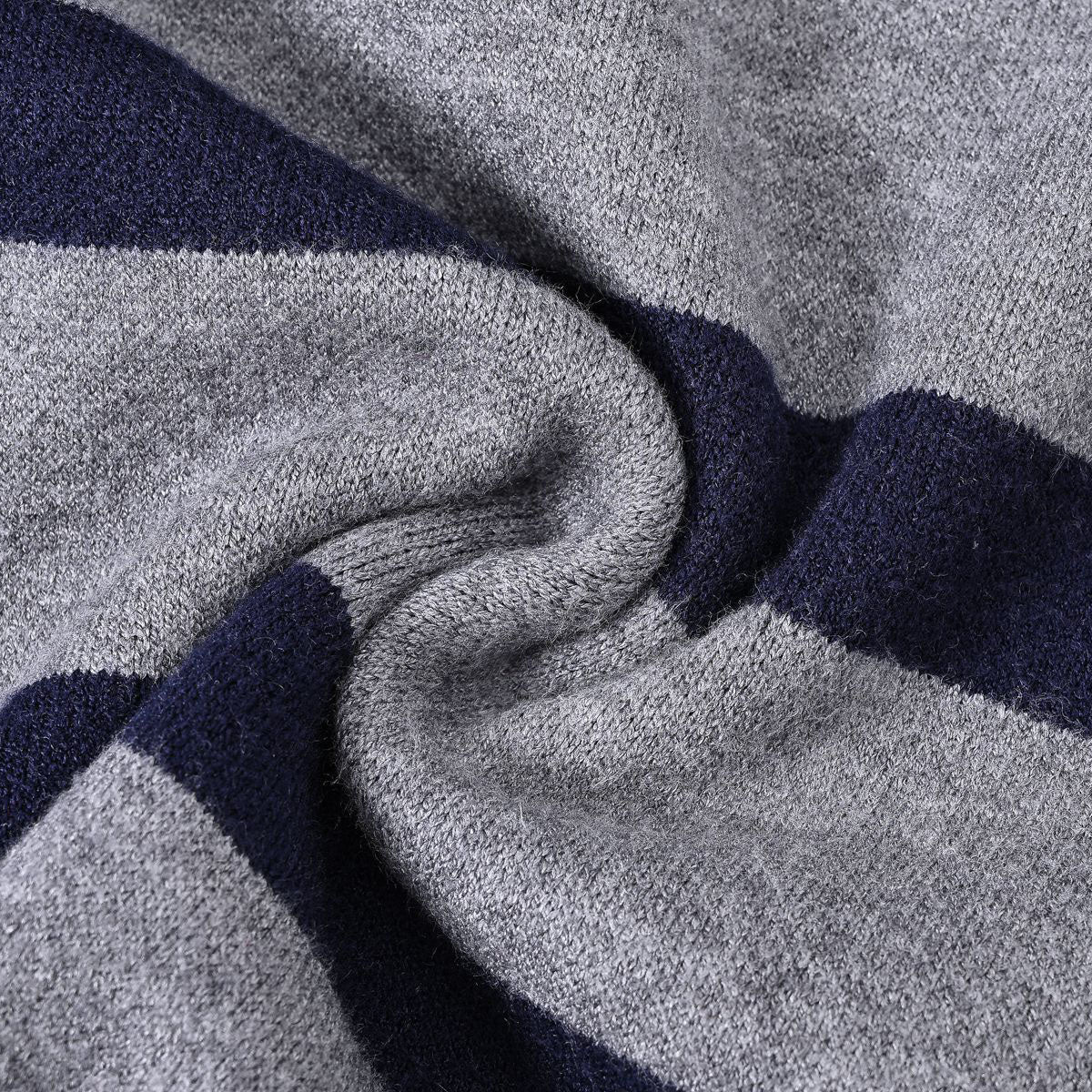 Boys Dark Blue Stripes Pullover Winter Sweater Sweaters & Cardigans