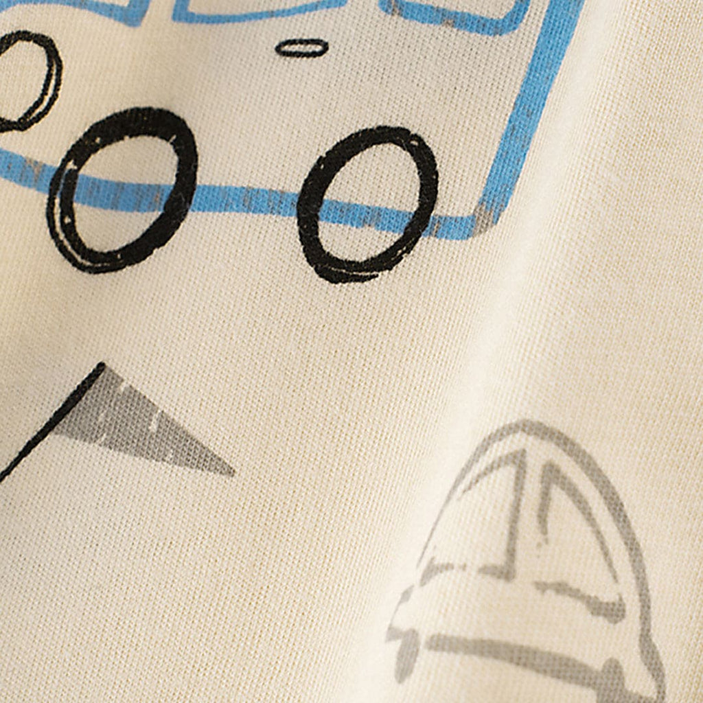 Short Sleeve Tshirt With Car print Tshirts   