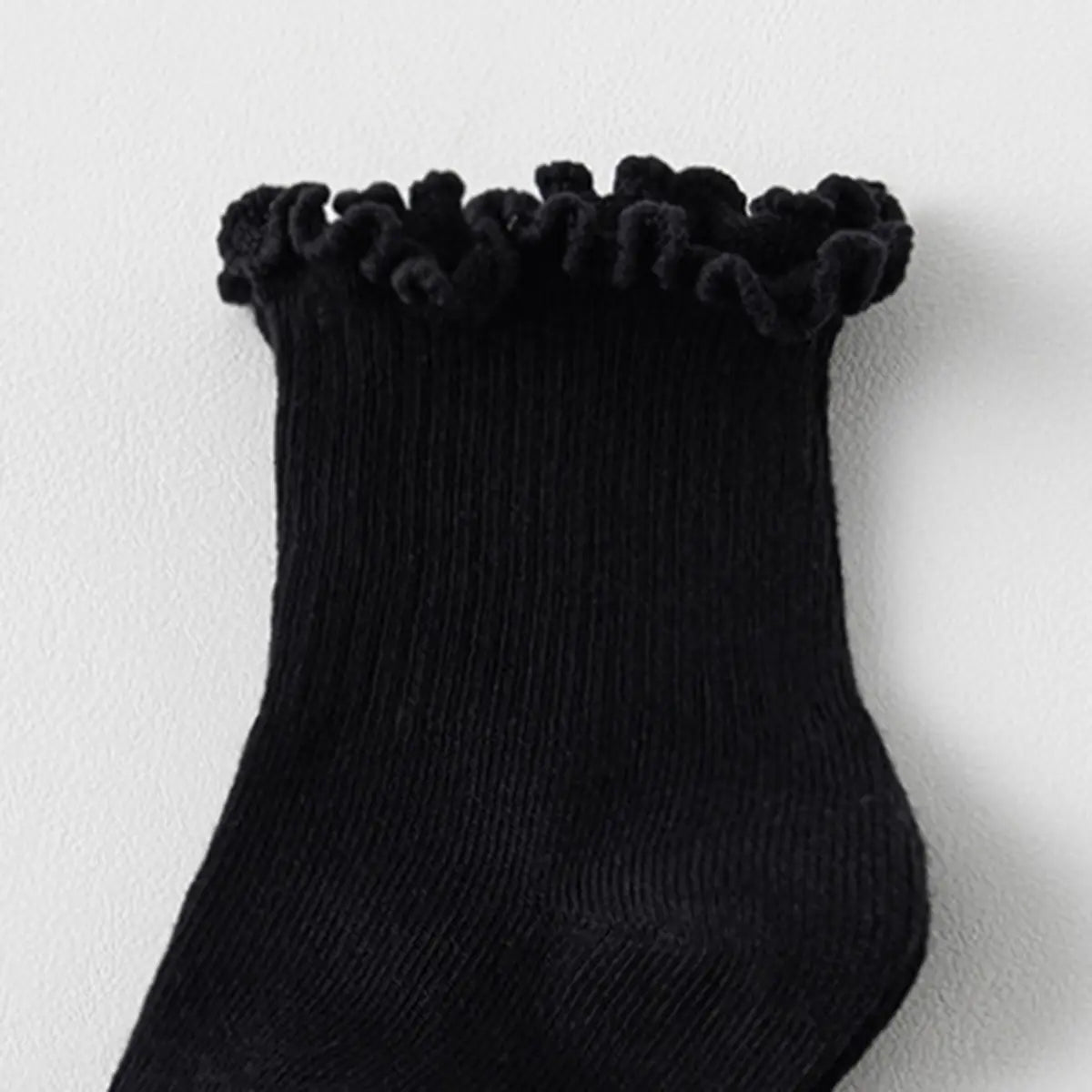 Pack of 6 Girls Multicolour Ruffle Edge Ankle Length Socks Sets Socks