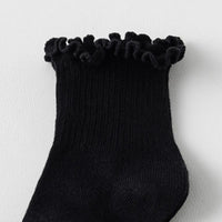 Pack of 6 Girls Multicolour Ruffle Edge Ankle Length Socks Sets Socks