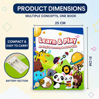 Quick Start Learning Guide -Kids Sound Book- Press, Listen, Play & Learn Toy Trending Accessories