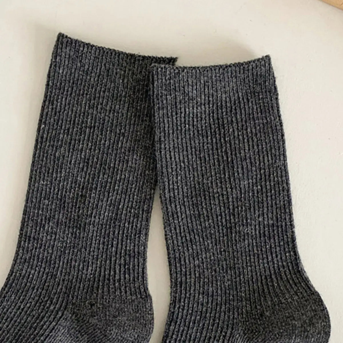 Pack of 6 Boys Multicolour Ribbed Knit Calf Length Socks Socks