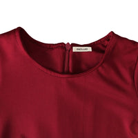 Girls Long Sleeve Contrast Bottom Dress With Head Scarf Casual Dresses   