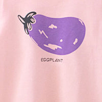 Girls Graphic Print Short Sleeves T-shirt Tshirts   