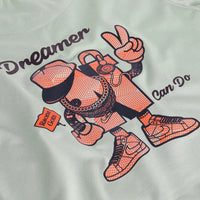 Boys Light Green Graphic Short Sleeve T-Shirt With Elasticated Cargo Shorts Sets Sets