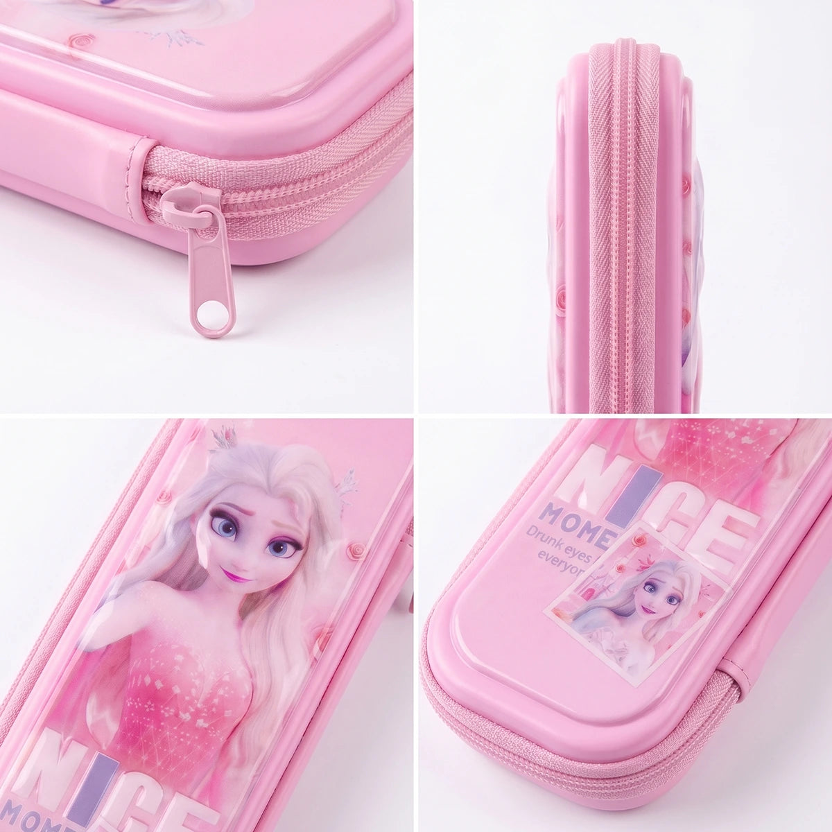 Pink Color Elsa Character Pencil Box Trending Accessories