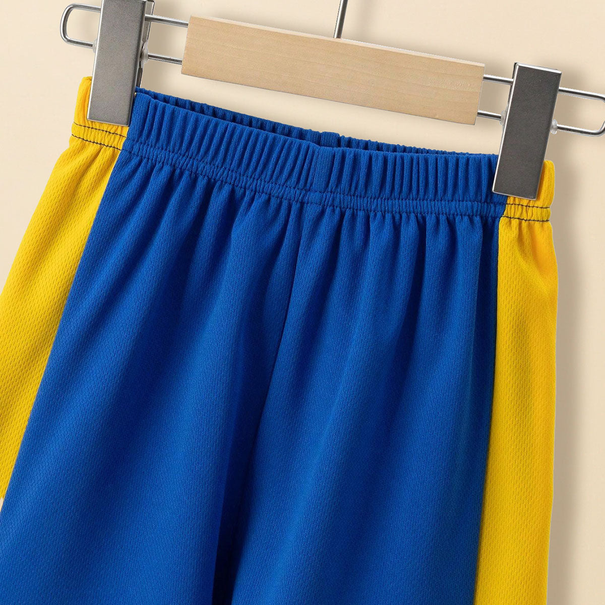 Boys Blue Sleeveless Printed V-Neck T-Shirt With Shorts Set 2 pc. Sets