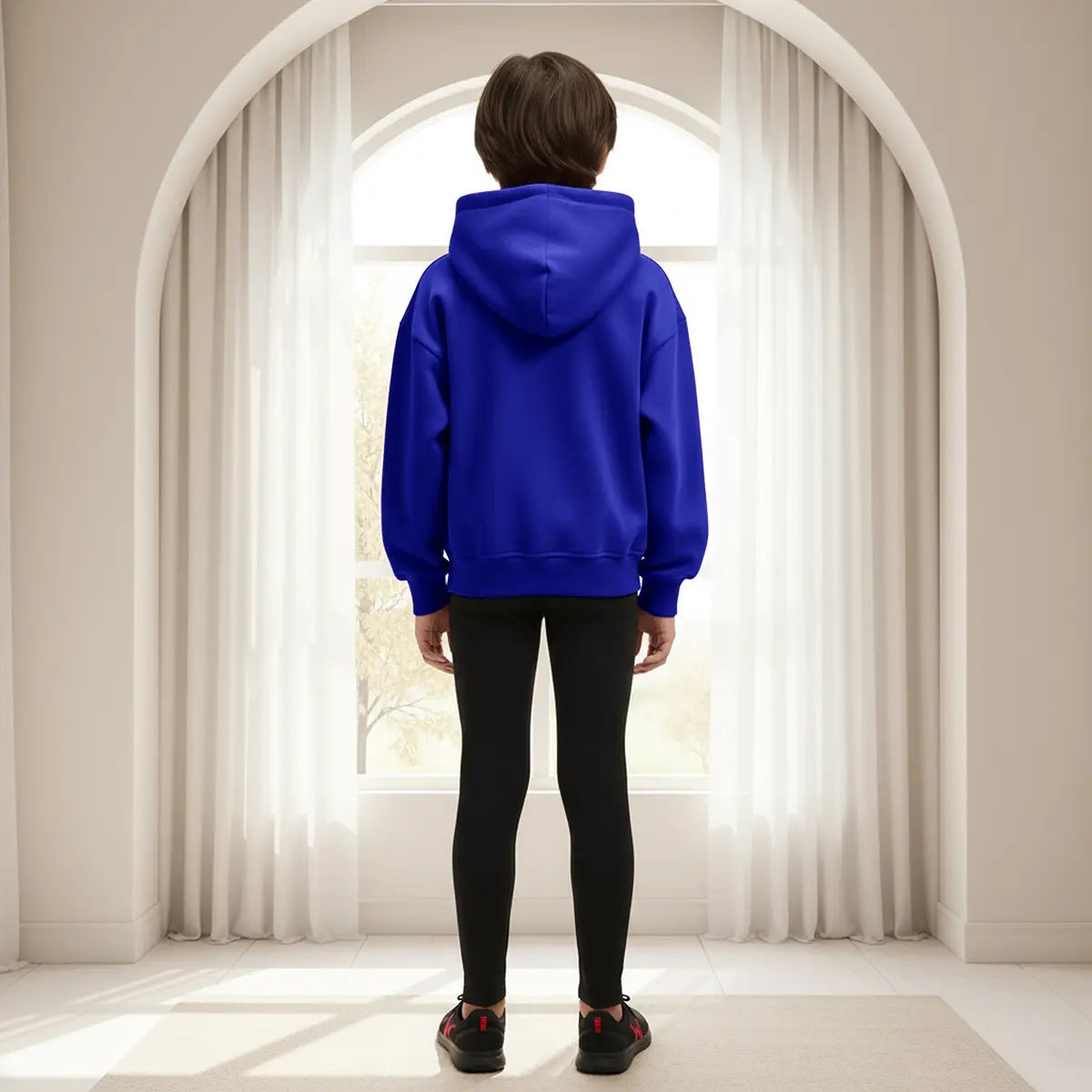 Boys Royal Blue K-Pop Nova Beat Graphics Hoodies Sweatshirts & Hoodies