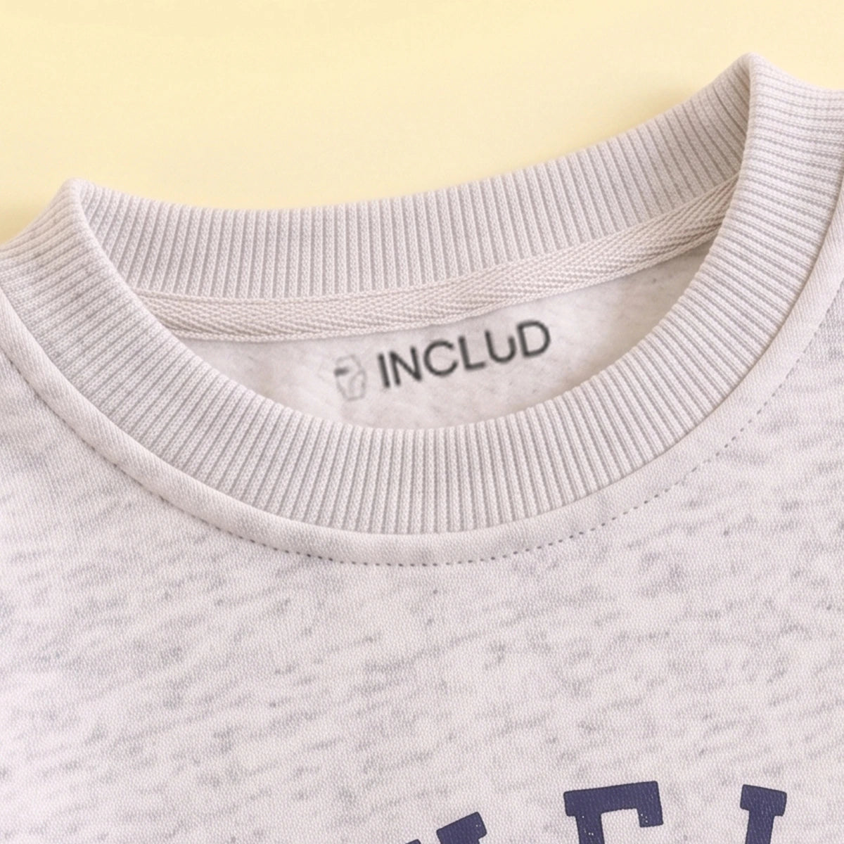 Boys Light Grey Typographic Long Sleeve Sweatshirt Sweatshirts & Hoodies
