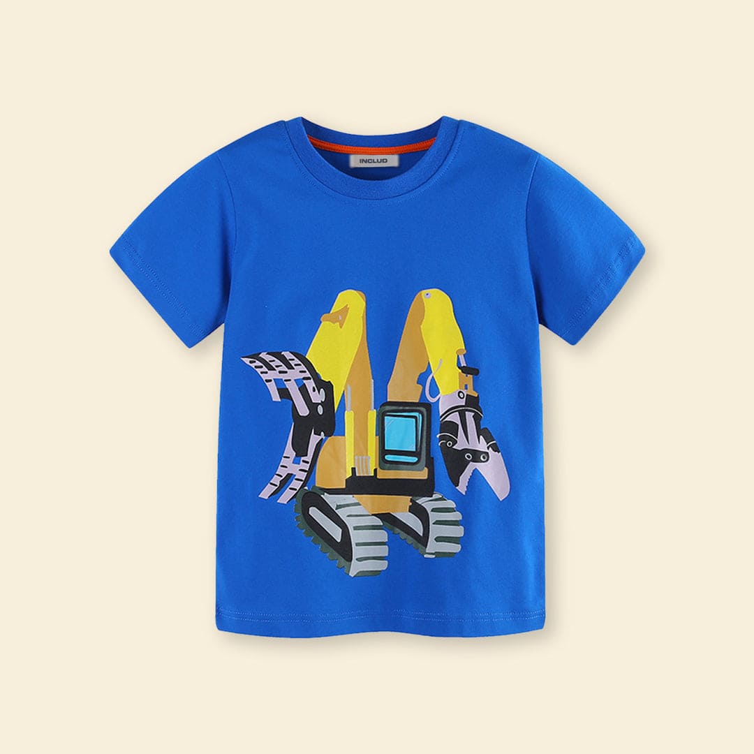 Boys Graphic Print Short Sleeves T-Shirt Tshirts   