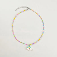 Pack Of 5 Girls Multicolour Butterfly and Rainbow Beaded Necklace Sets Necklace and Chains