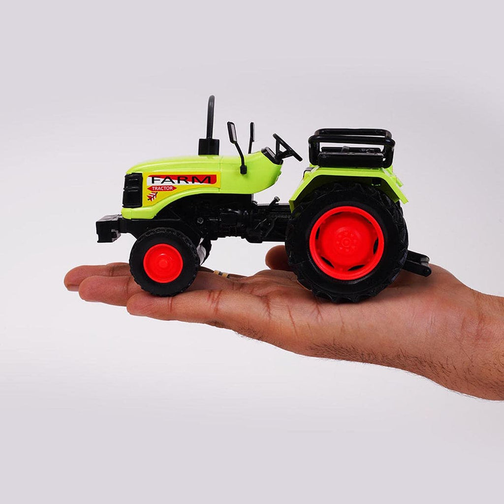 Pull Back Farm Tractor With Graphics Toys & Games Green Onesize