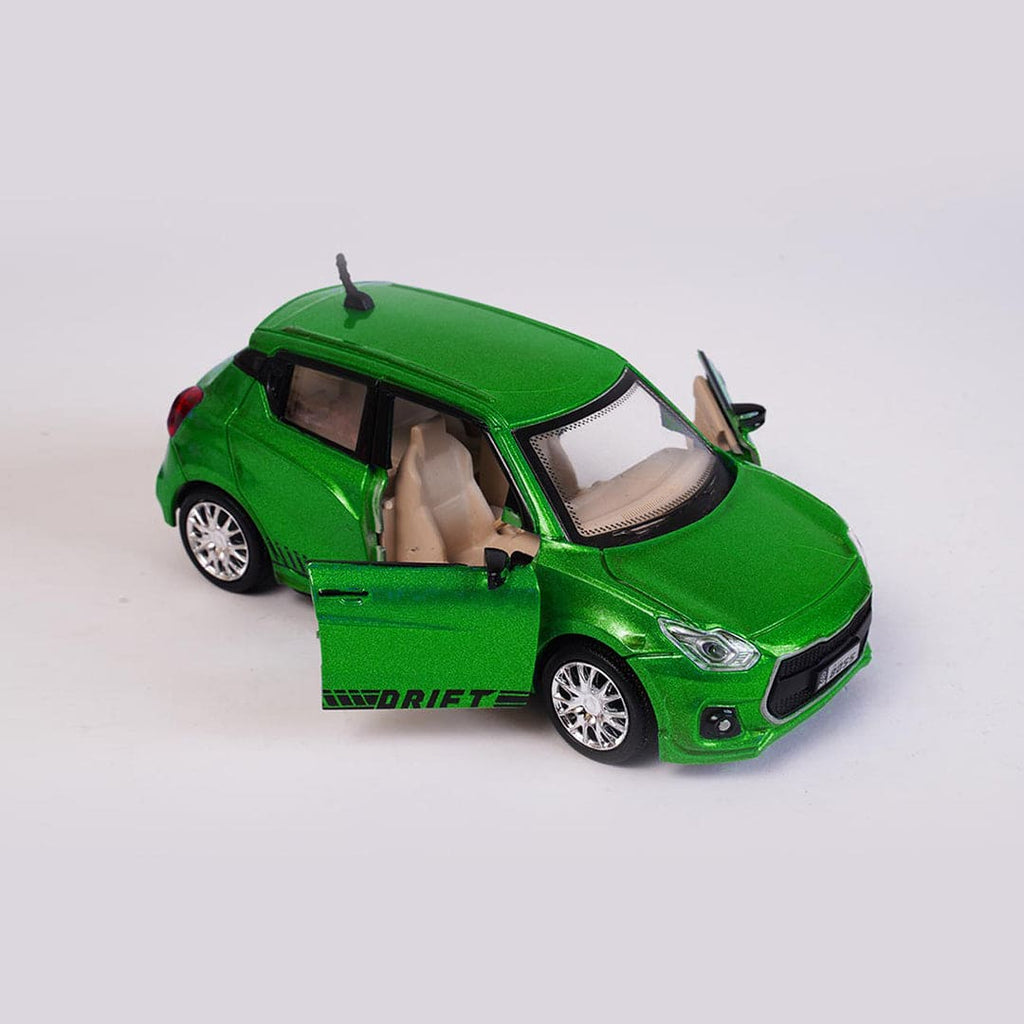 Pull Back Openable Door Swift Car Toys & Games Green Onesize