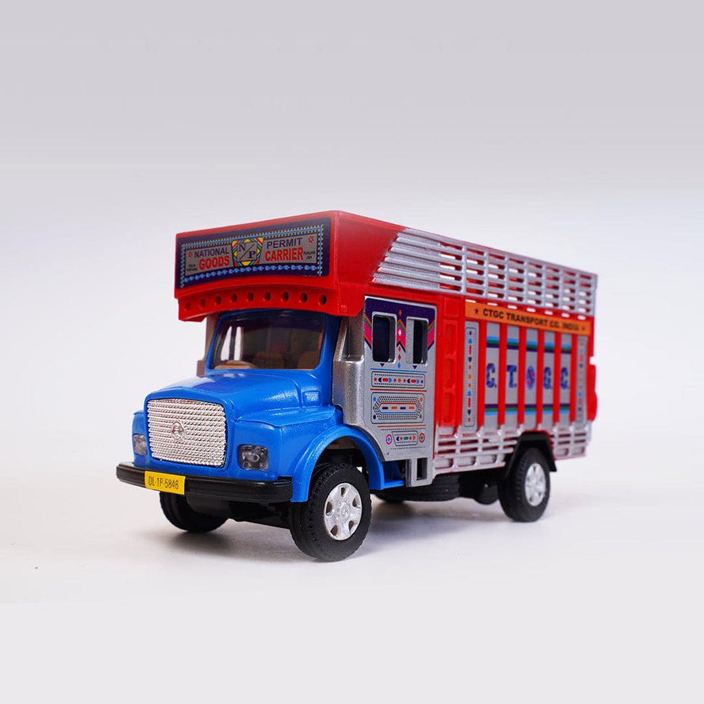 Pull Back Traditional Indian Truck With Graphics Toys & Games