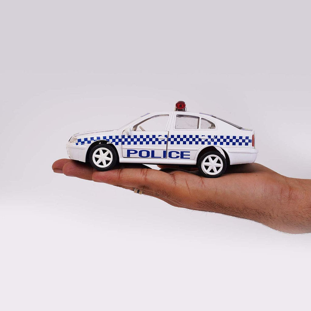 Pull Back Skuba Australian Police Car With Openable Door Toys & Games White Onesize