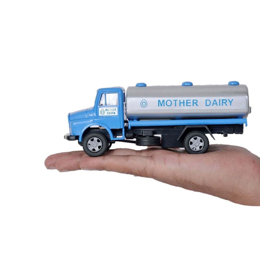 Pull Back Milk Dairy Tanker With Graphics Toys & Games Blue Onesize