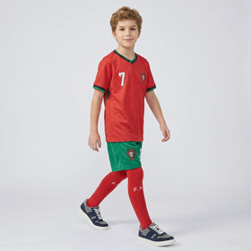 Boys Red Alphanumeric Print Short Sleeve T-Shirt With Shorts Sets 2 pc. Sets