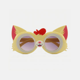 Unisex Yellow Cat Shaped Sunglasses Sunglasses