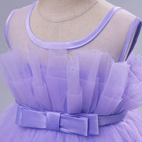 Girls Sleeveless Fit & Flare Party Dress Party Dresses   