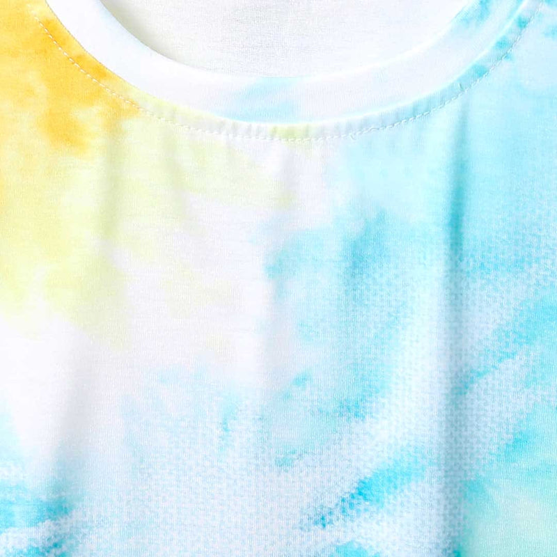 Boys Tie And Dye Short Sleeve T-Shirt With Shorts Sets 2 pc. Sets   
