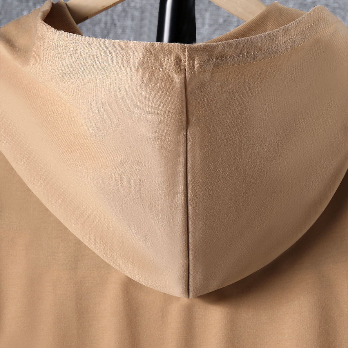 Boys Khaki Color-blocked Hooded Sweatshirt With Pants Sets 2 pc. Sets