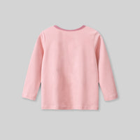 Girls Printed Full Sleeves T-shirt Tshirts   