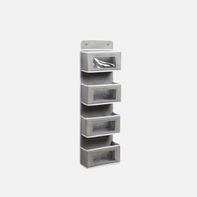 Grey Multi-Purpose Over-Door Hanging Organizer Trending Accessories Grey Onesize