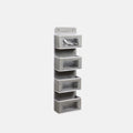 Grey Multi-Purpose Over-Door Hanging Organizer Trending Accessories Grey Onesize