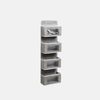 Grey Multi-Purpose Over-Door Hanging Organizer Trending Accessories Grey Onesize