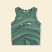 Boys Printed Sleeveless Casual Tee T-Shirt