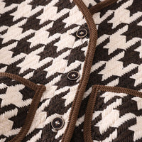 Boys Dark Brown Self-Design Cardigan With T-Shirt & Pants Set Sets