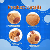 Kids Brown Capybara Wristband with Turtle on Back Trending Accessories